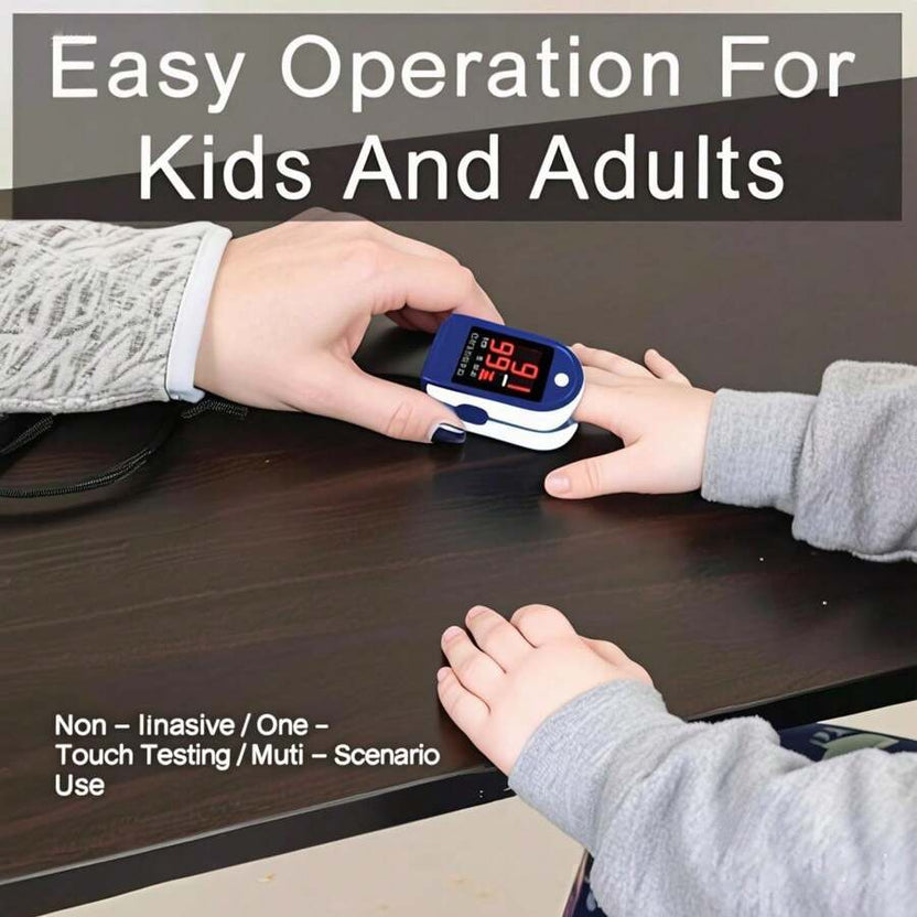 🔥Hot Sale 50% Fingertip Pulse Oximeter – Portable SpO2 & O2 Monitor for Home or Sport
