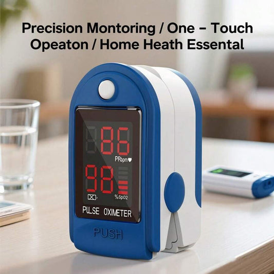 🔥Hot Sale 50% Fingertip Pulse Oximeter – Portable SpO2 & O2 Monitor for Home or Sport